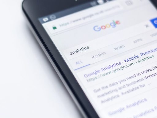 Ondernemer die websitestatistieken analyseert op een laptop als voorbereiding op een overname